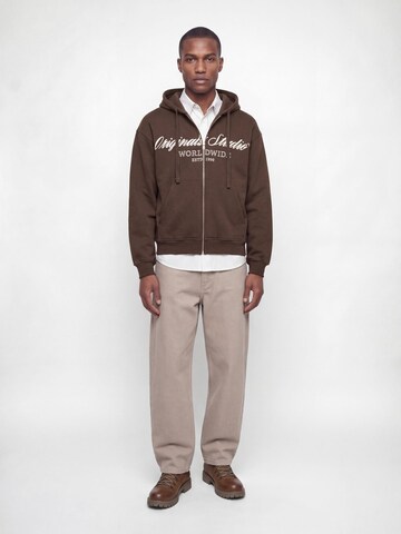 Giacca di felpa di JACK & JONES in marrone
