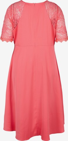 Zizzi Cocktail Dress 'Angelina' in Red