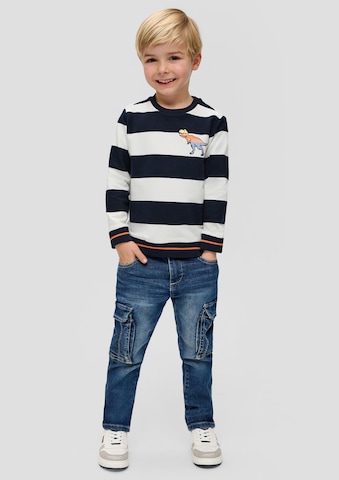 s.Oliver Sweatshirt in Beige: voorkant