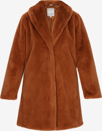 usha WHITE LABELZimski kaput - smeđa boja: prednji dio