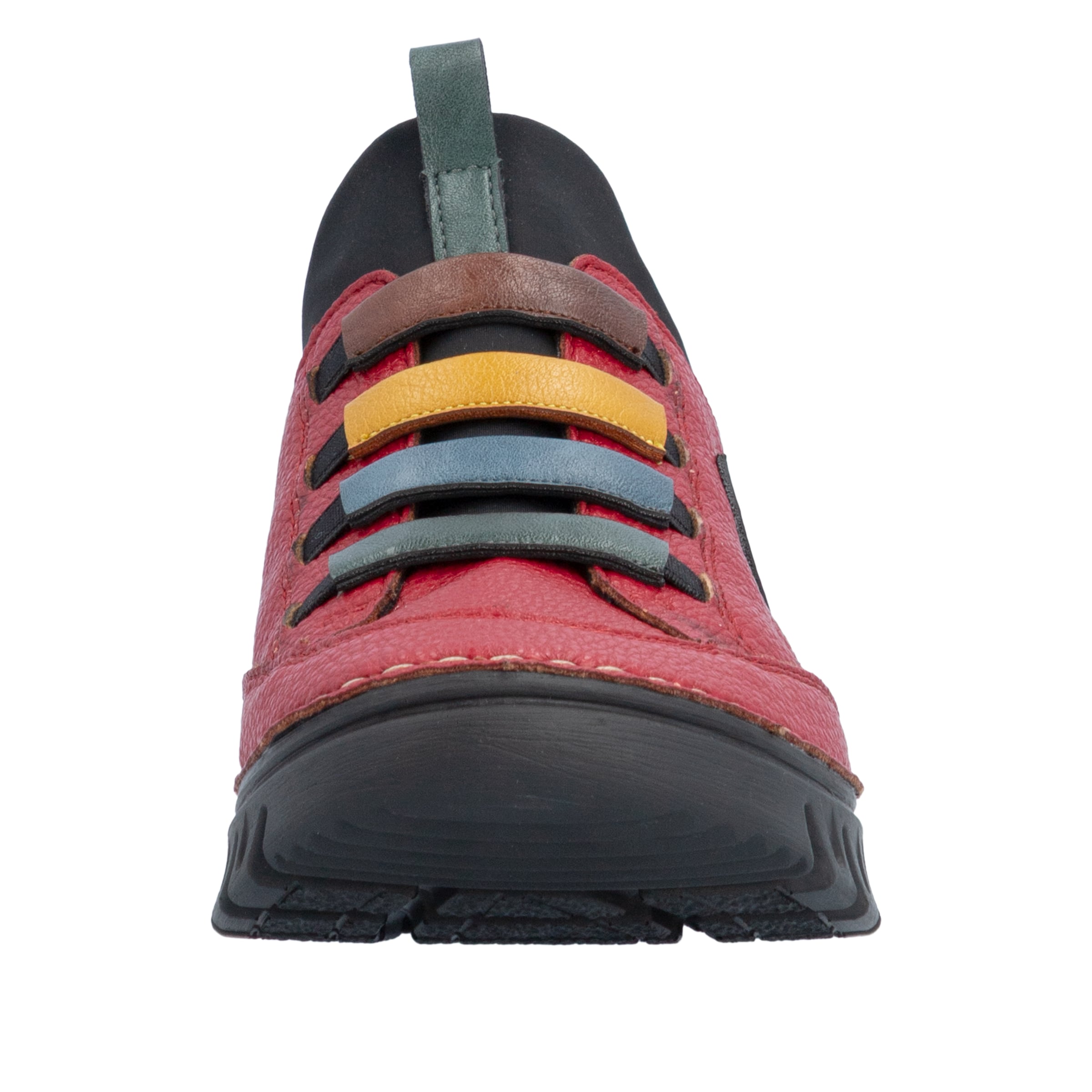 Baskets basses Rieker en rouge