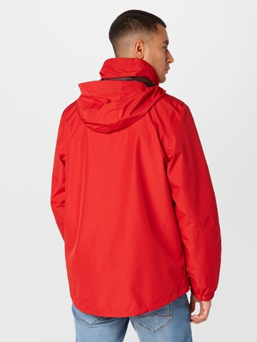 JACK WOLFSKIN Zunanja jakna 'Stormy Point' | rdeča barva