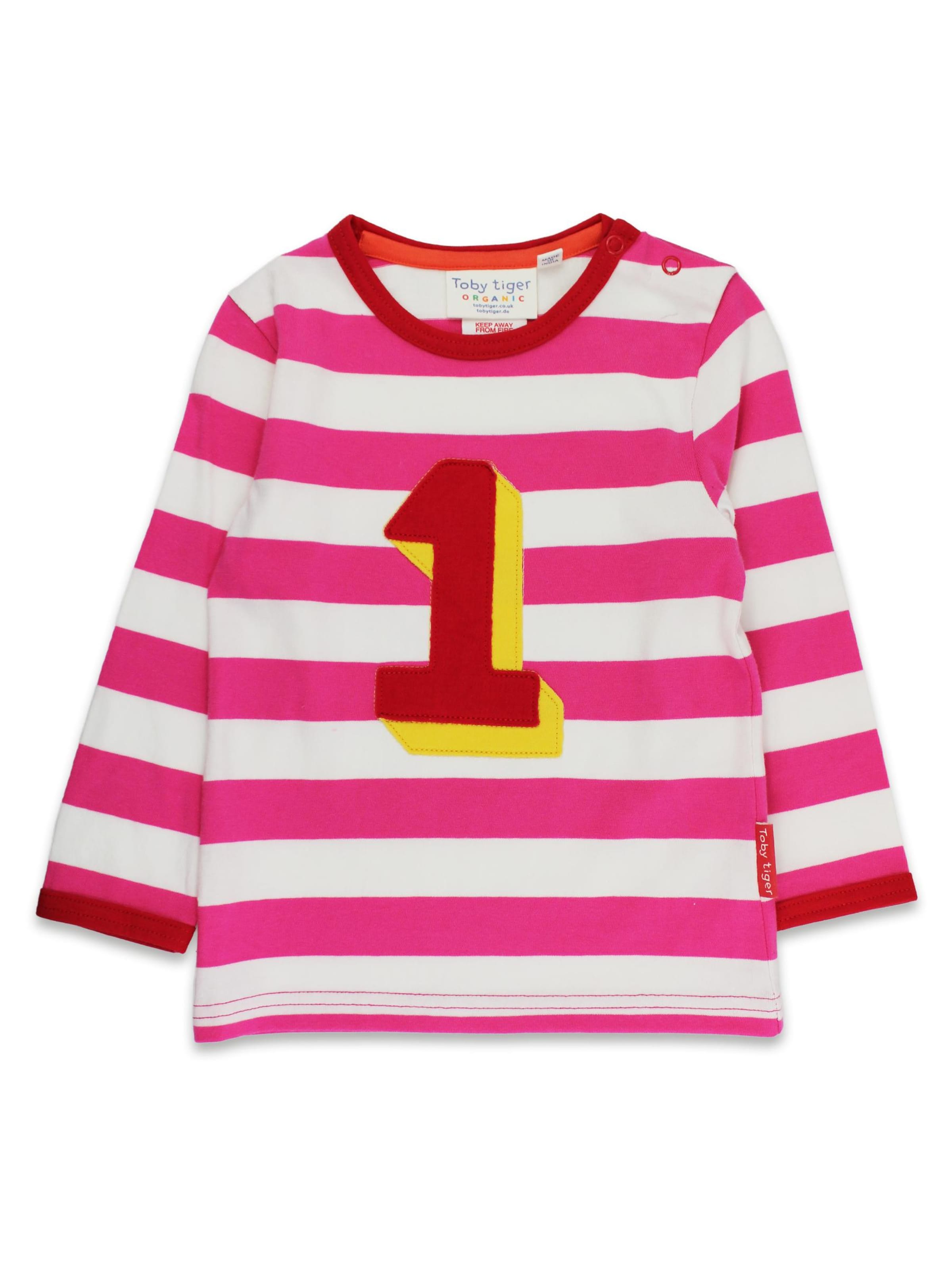 Toby Tiger Shirt‌‌‌‌‌‌‌‌‌ in Pink: Vorderseite
