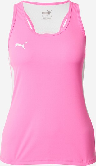 PUMA Sports top in Lemon / Light pink / White, Item view