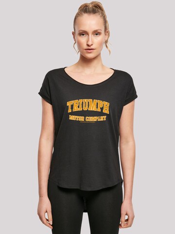 T-shirt 'British Motor Heritage Triumph Motor Company' F4NT4STIC en noir : devant