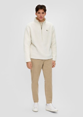 QS Sweatshirt in Beige