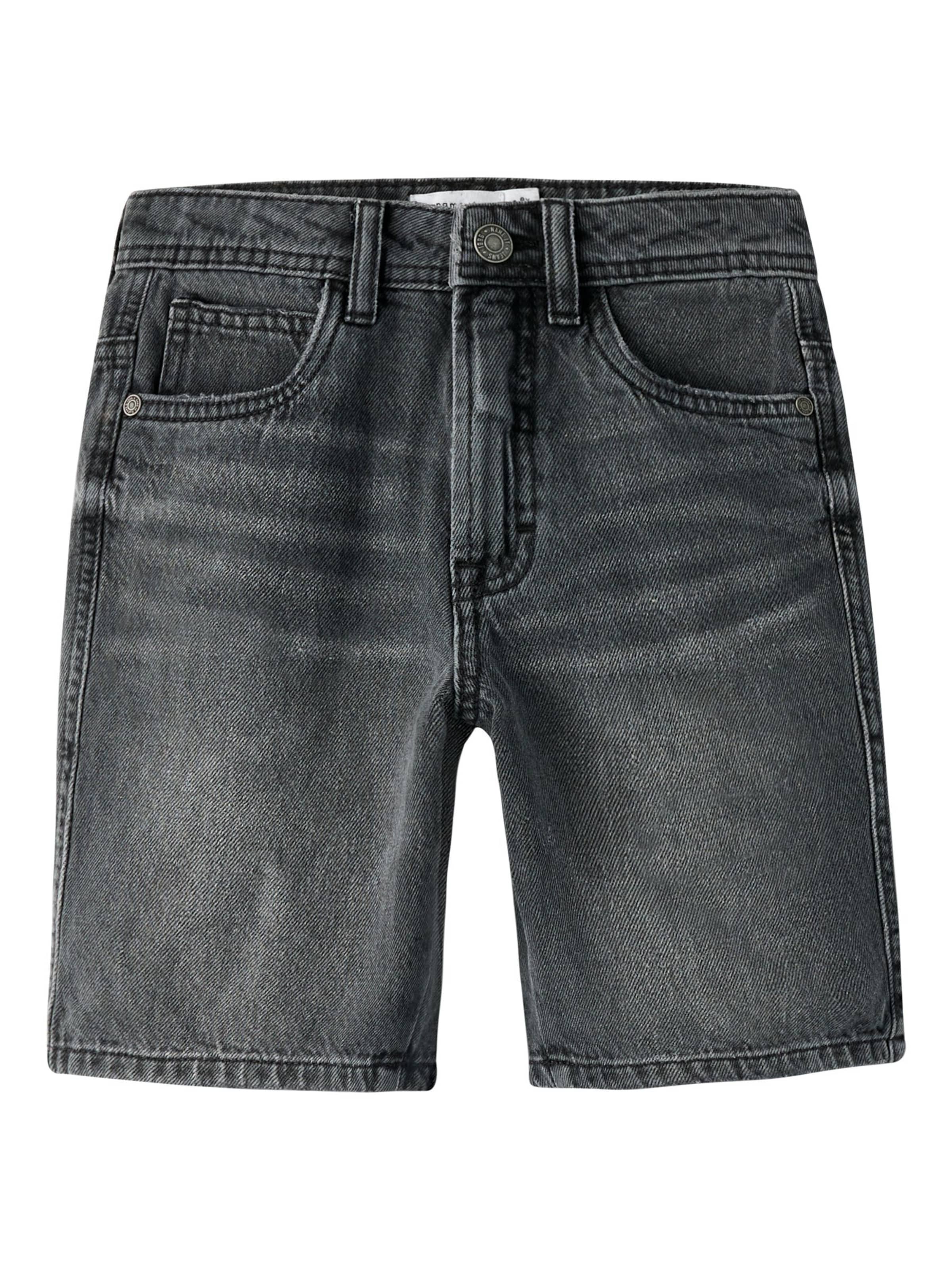 Regular Jeans 'NKMRyan' de la NAME IT pe negru: față
