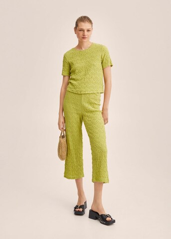 Coupe slim Pantalon 'Fidel' MANGO en vert