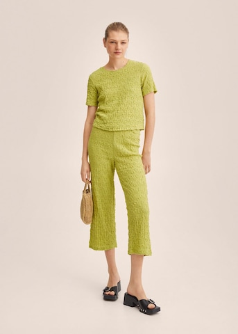 Coupe slim Pantalon 'Fidel' MANGO en vert