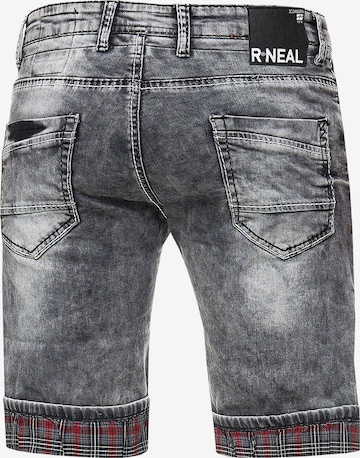 Rusty Neal Regular Jeans-Shorts 'Karsley' in Grau
