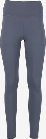 Athlecia Slim fit Workout Pants 'FRANZ' in Blue: front