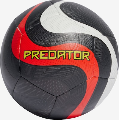 ADIDAS PERFORMANCE Ball 'Predator' in zitronengelb / feuerrot / schwarz / weiß, Produktansicht