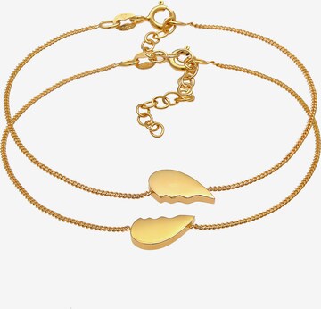 ELLI Jewelry Set in Gold: front