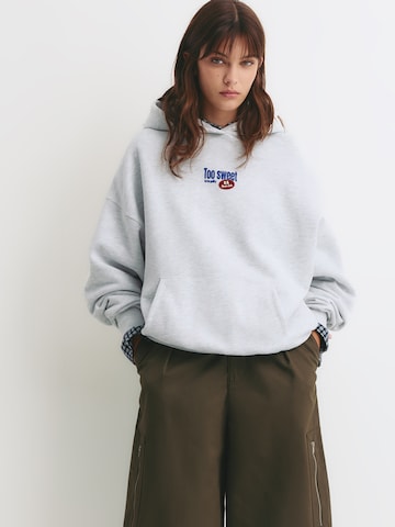 Pull&Bear Mikina – šedá