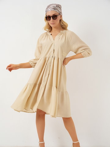 Bigdart Shirt dress in Beige: front