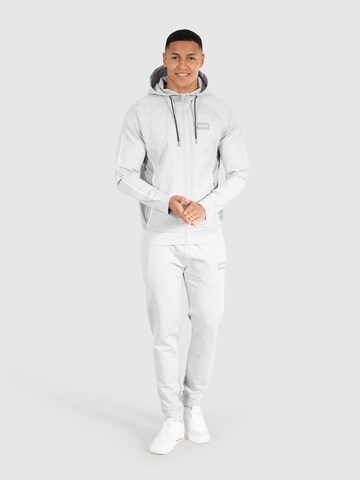 Smilodox Sweatjacke 'Suit Pro' in Grau