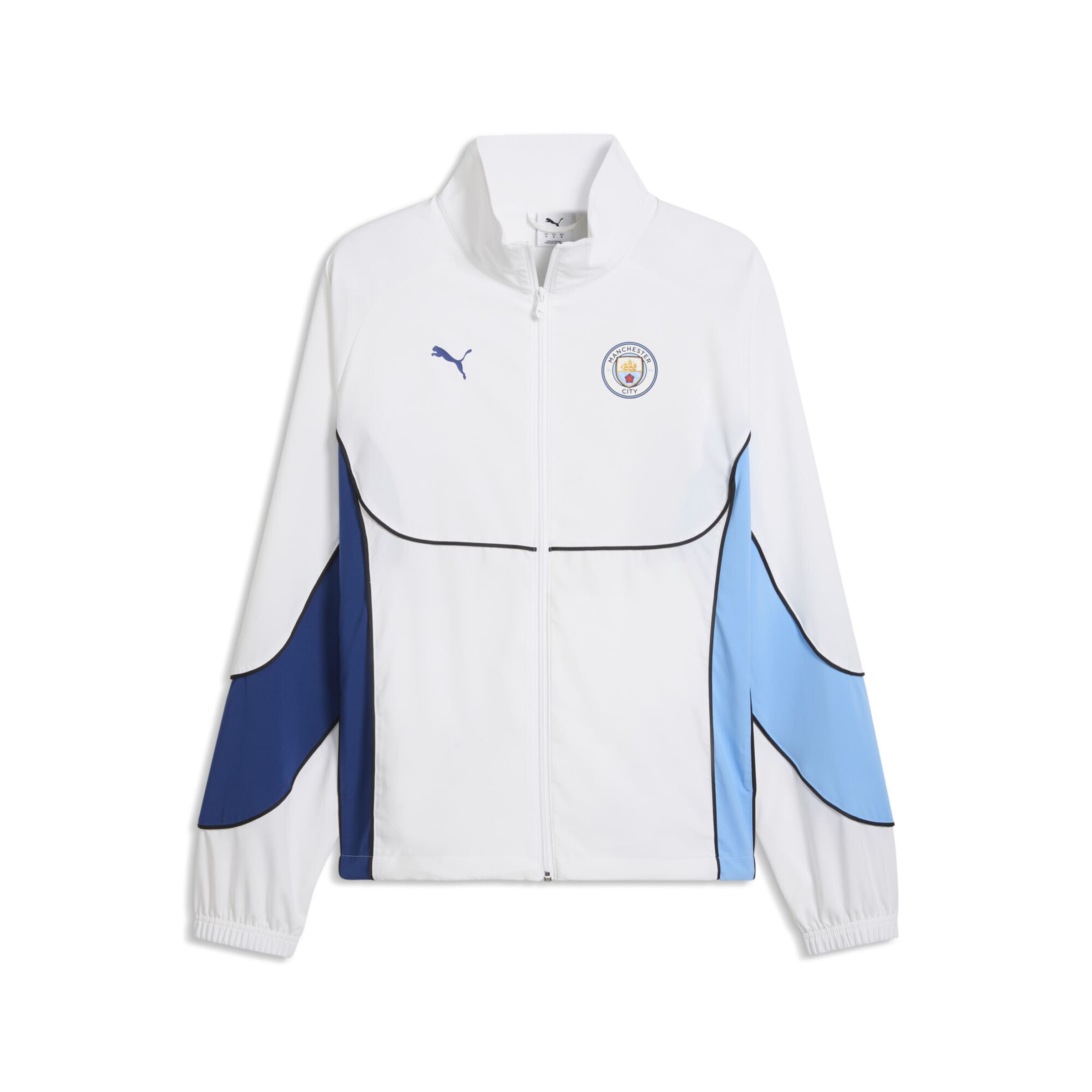 PUMA Trainingsjacke in S in blaumeliert / weiß, Produktansicht
