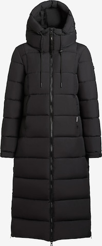 Manteau d’hiver 'DERIA4' khujo en noir : devant