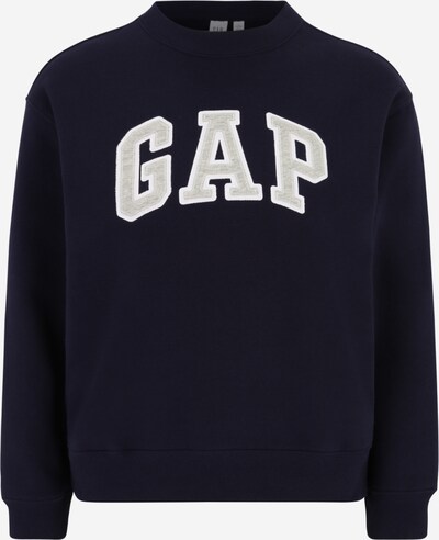 Gap Petite Sweatshirt 'HERITAGE' in de kleur Navy / Lichtgrijs / Wit, Productweergave
