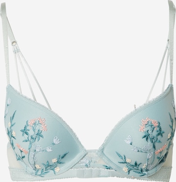 ETAM Bustier Melltartó 'JARDIN - N*2' - zöld: elől