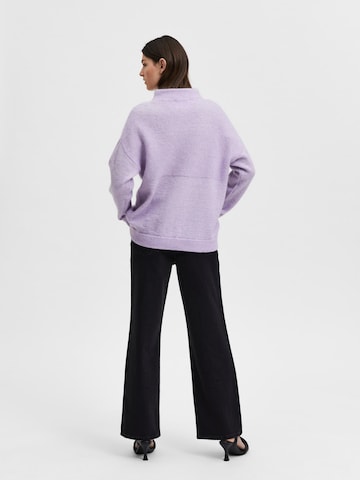 SELECTED FEMME Sweater 'Mola' in Purple