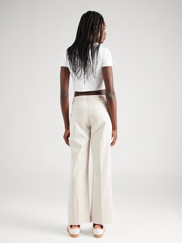 Regular Pantalon à plis 'Nora' MAC en beige