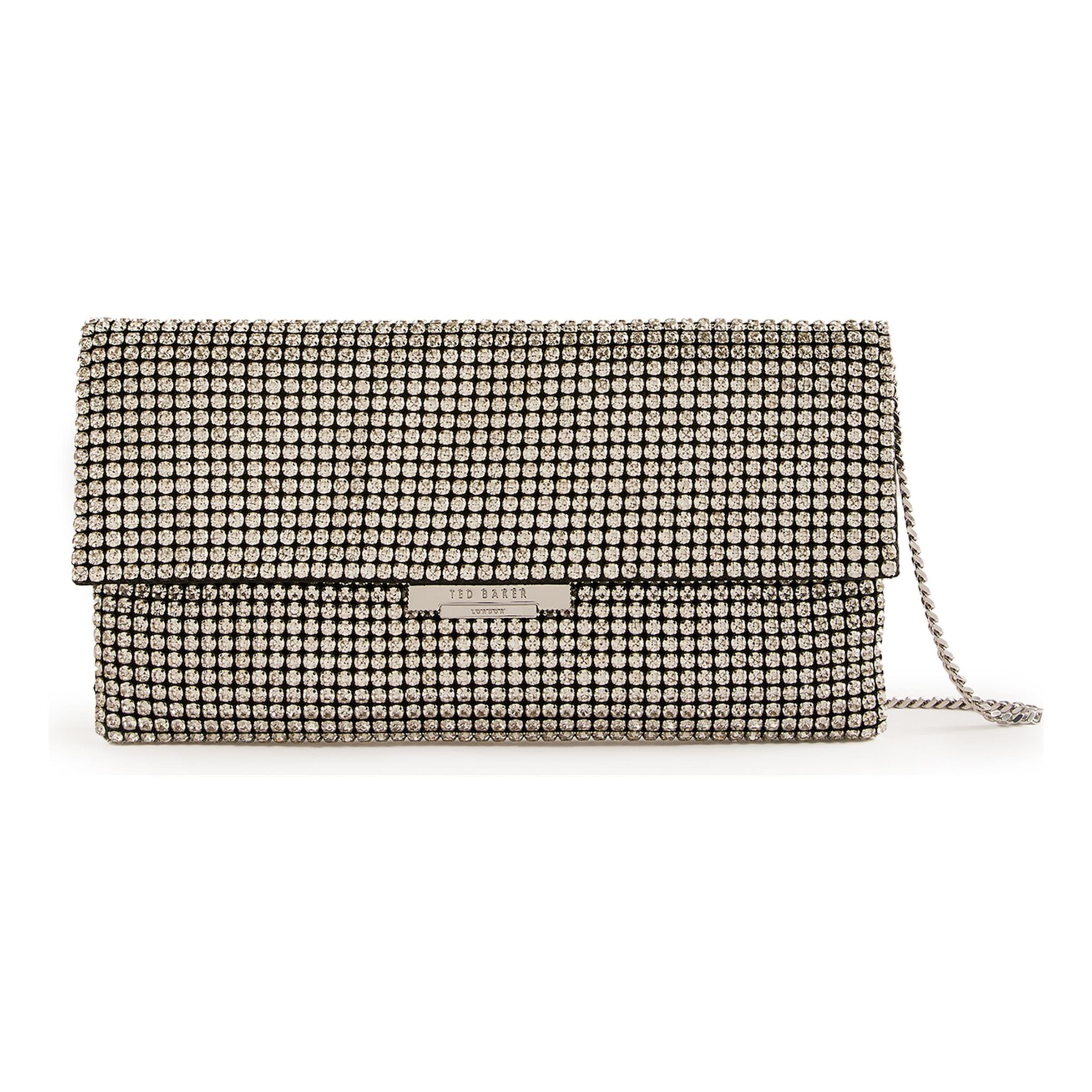 Ted Baker Clutch 'Kristn' in One Size in silber, Produktansicht