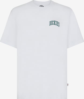 DICKIES - Camisa 'AITKIN' em branco: frente