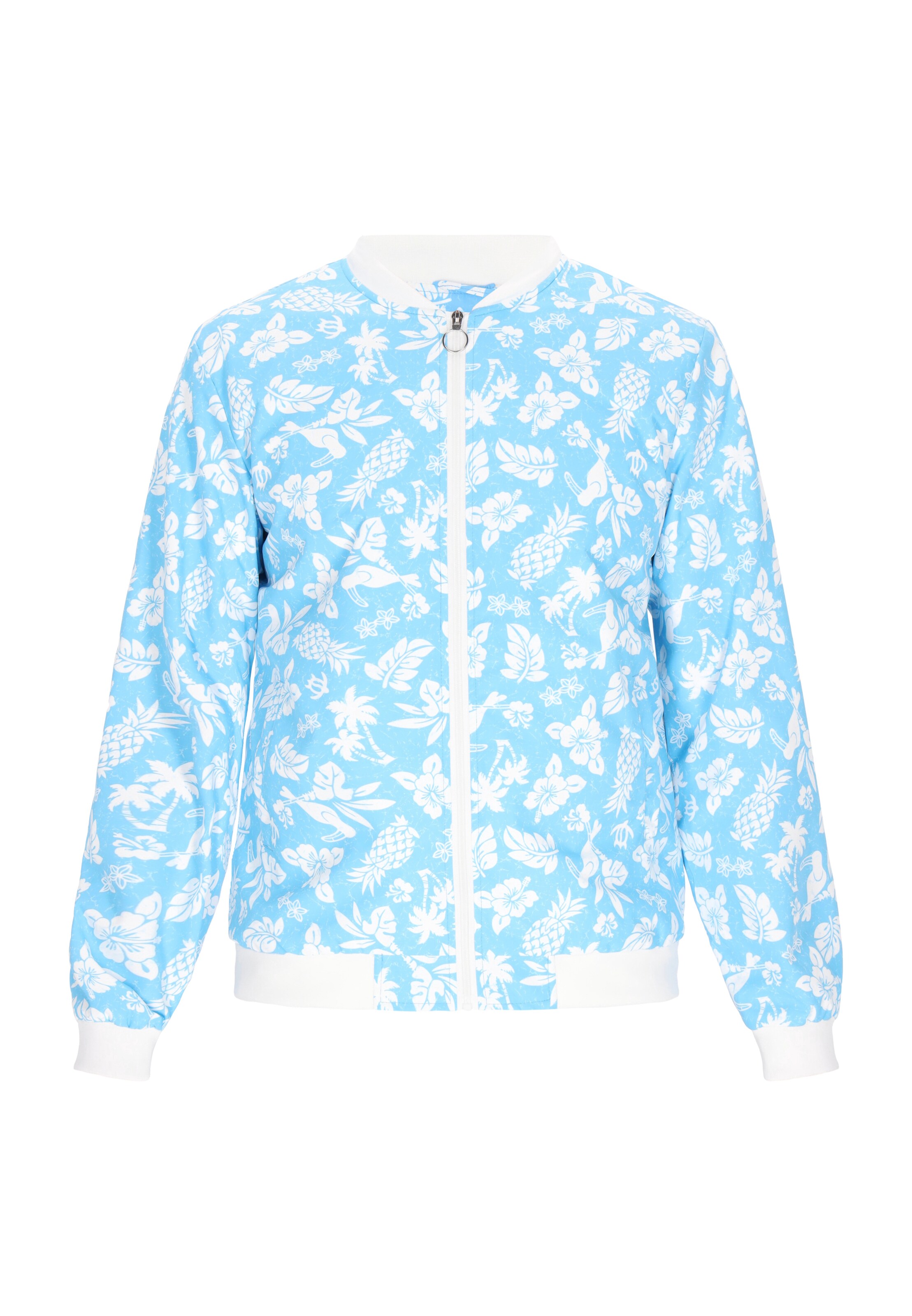 MO Between-Season Jacket in Blue: front