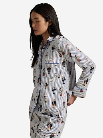 Polo Ralph Lauren Pyjama 'Iconic Bear' in Blauw