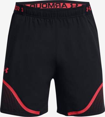 UNDER ARMOUR Regular Workout Pants 'Vanish' in Black: front