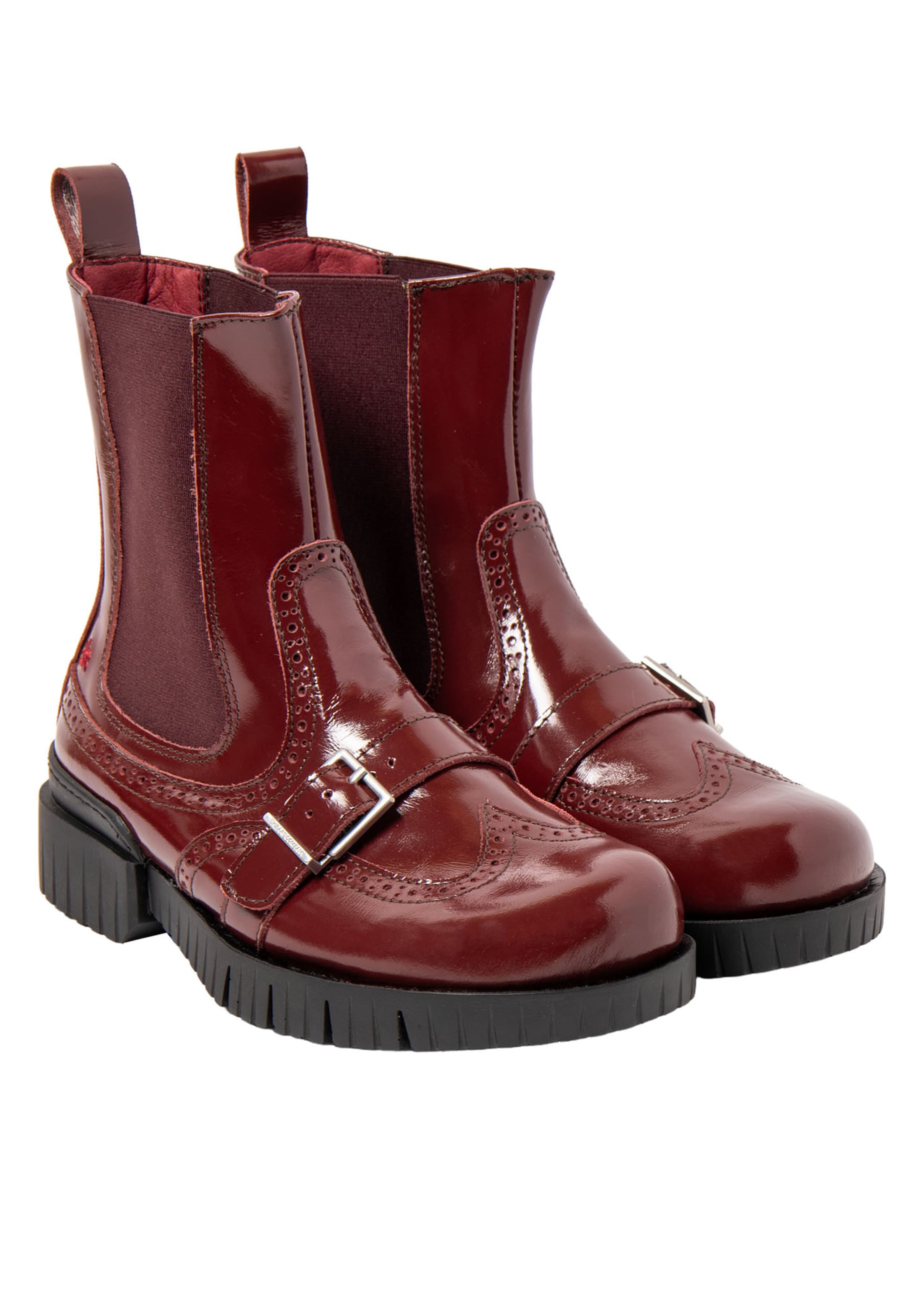 Chelsea Boots ART en rouge