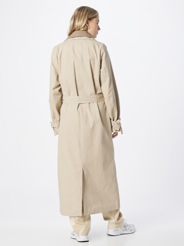 OBJECT Tall Between-seasons coat 'TESSA' in Beige