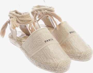 Dior Halbschuhe 39 in Weiß: Vorderseite