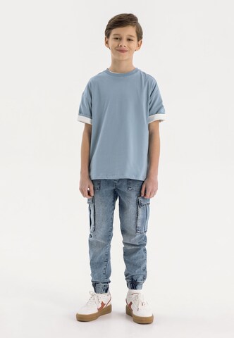 MINOTI - Tapered Vaquero en azul: frente