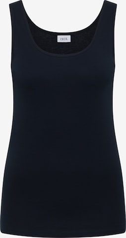 CECIL Top in Blau: Vorderseite