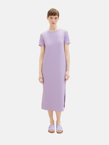 TOM TAILOR DENIM Sukienka w kolorze fioletowy: przód
