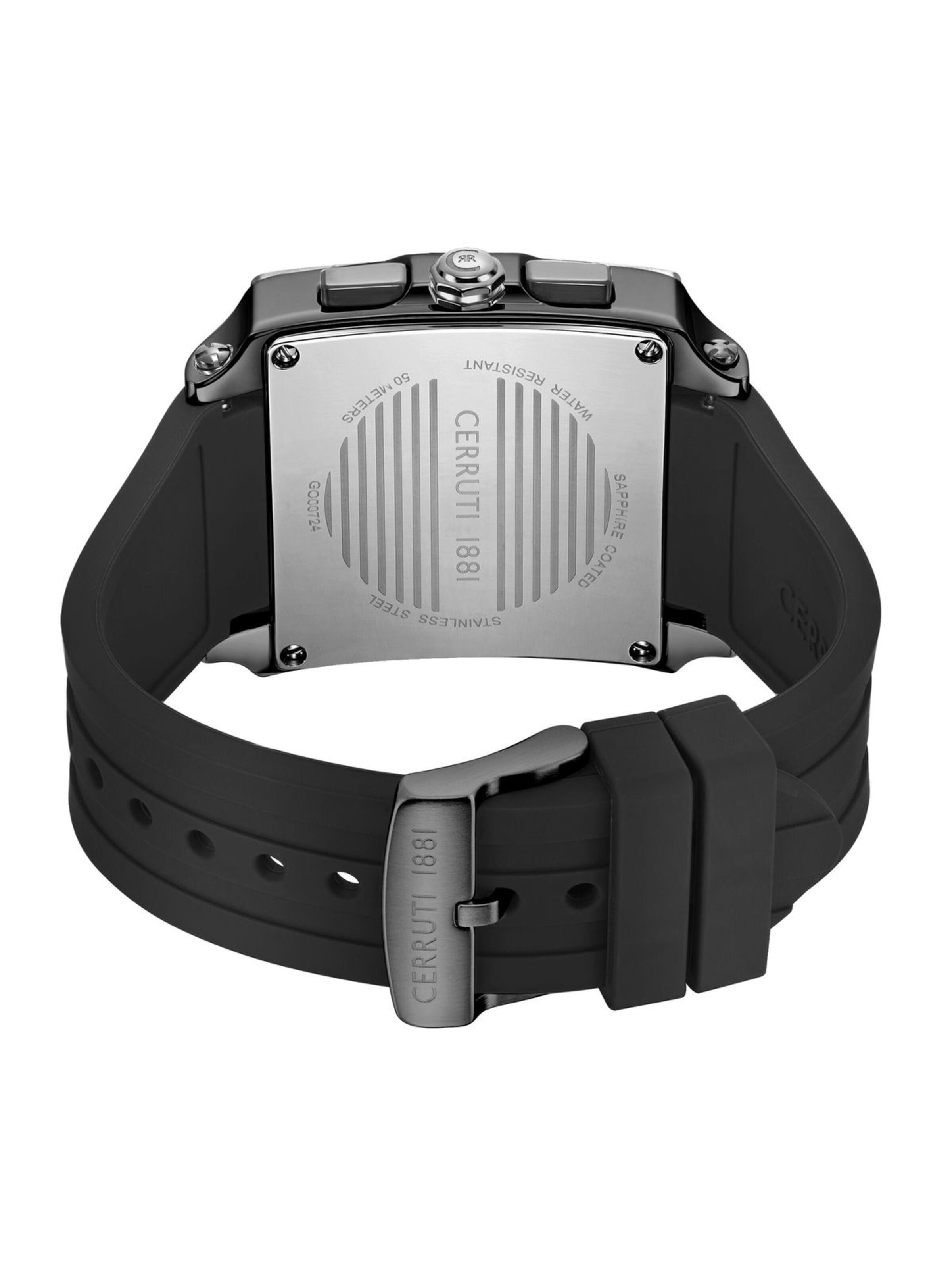 CERRUTI 1881 Analoog horloge 'Chronograph CONTEMPORARY' in Zwart