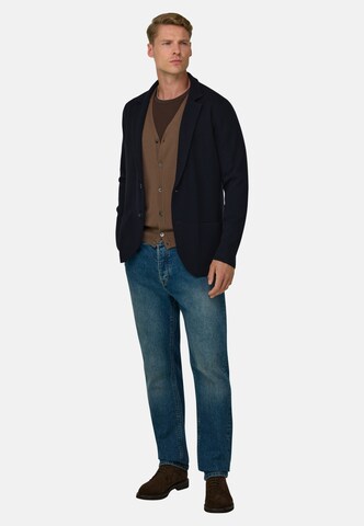 Boggi Milano Kardigán 'Digital Only' - kék: elől