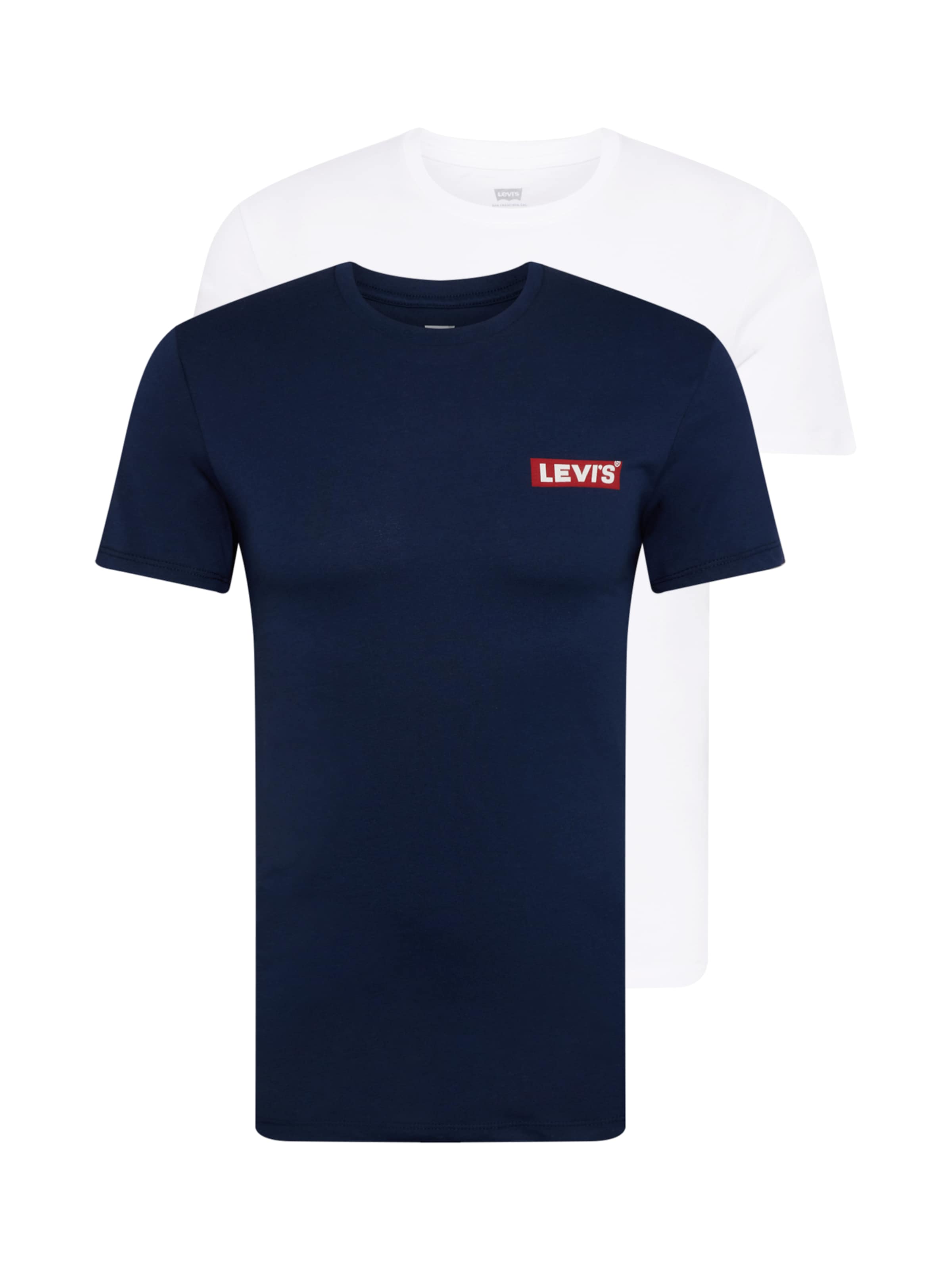 LEVI'S ® Särk 'Graphic Crewneck Tee - 2 Pack', värv sinine: eest vaates