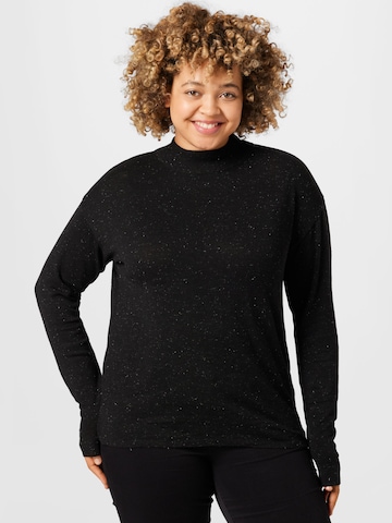 Guido Maria Kretschmer Curvy Pullover 'Julia' in Schwarz: predná strana