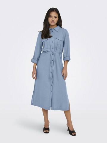 ONLY Shirt Dress 'Caro' in Blue