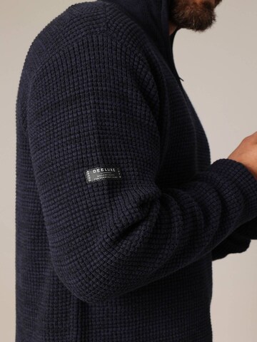 Pull-over 'Henley' Deeluxe en bleu