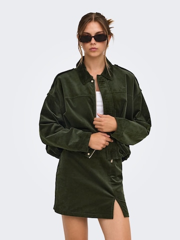 ONLY - Chaqueta de entretiempo 'MOON-FLORA' en verde: frente