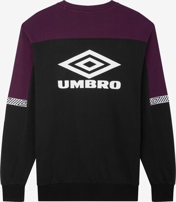 UMBRO Sportsweatshirt in Schwarz