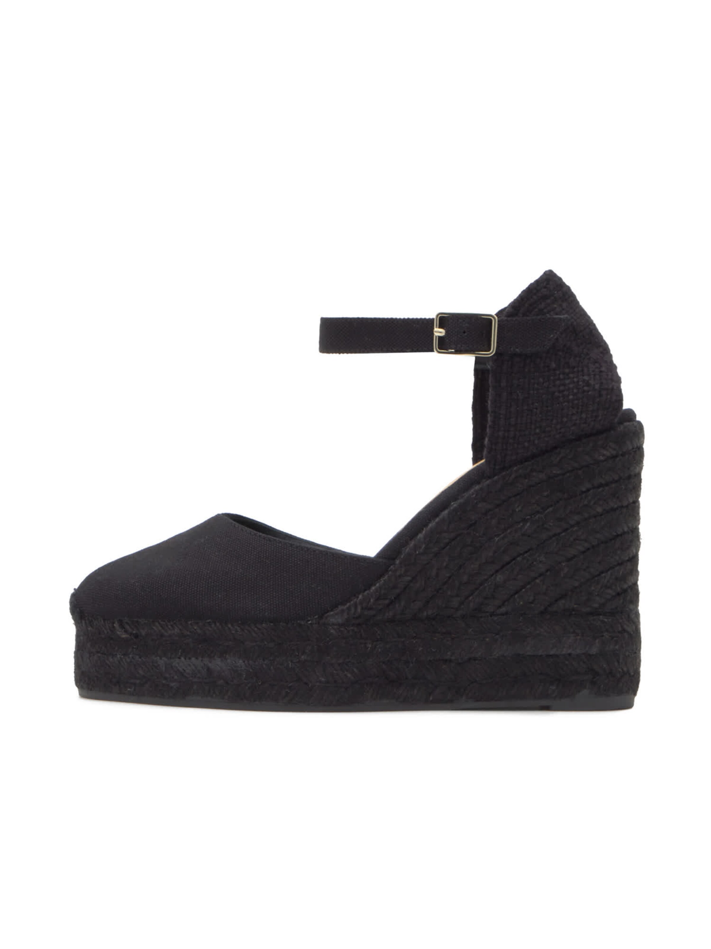 Castañer Espadrill 'Carol' i svart: framsida