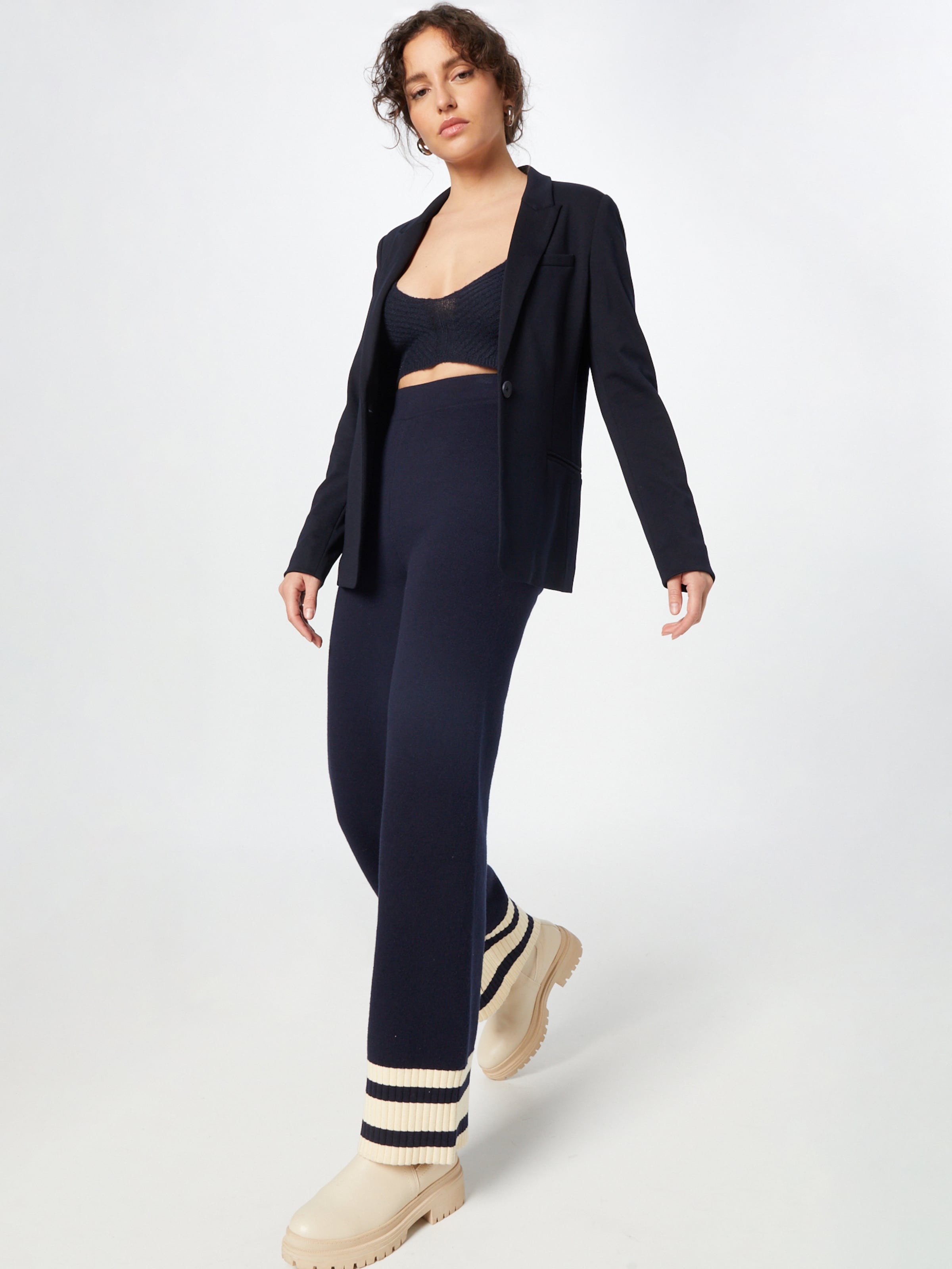Frauen Blazer InWear Blazer 'Roseau' in Marine - VV97968 Frauen Blazer InWear Blazer 'Roseau' in Marine - VV97968