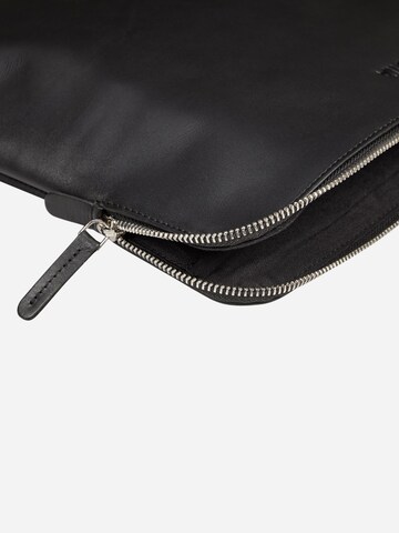 NEGOTIA Leather Laptop bag 'Mantle 14''' in Black