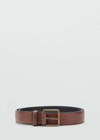 MANGO MAN Gurtel 'Buckgold' in Braun