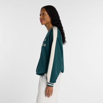 Sweat-shirt new balance en vert